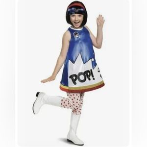 Disguise Pop Heart LOL Surprise Costume Girl's Size Small 4-6x HALLOWEEN Blue